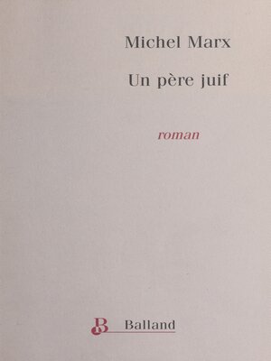 cover image of Un père juif
